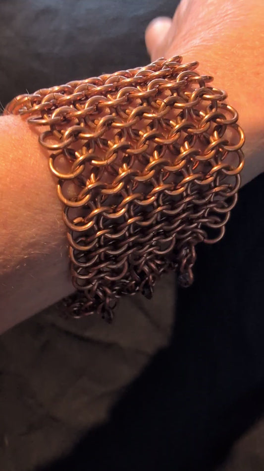 Chainmaille Cuff Bracelet